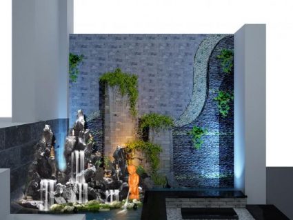 tiểu cảnh thác nước tiểu cảnh thác nước