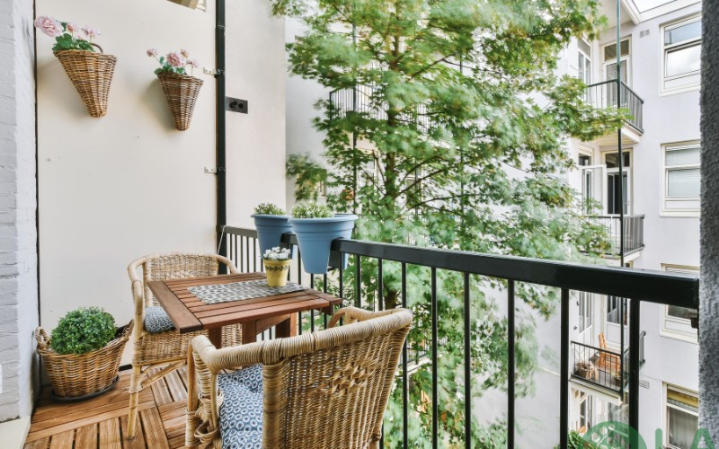 trang trí tiểu cảnh ban công