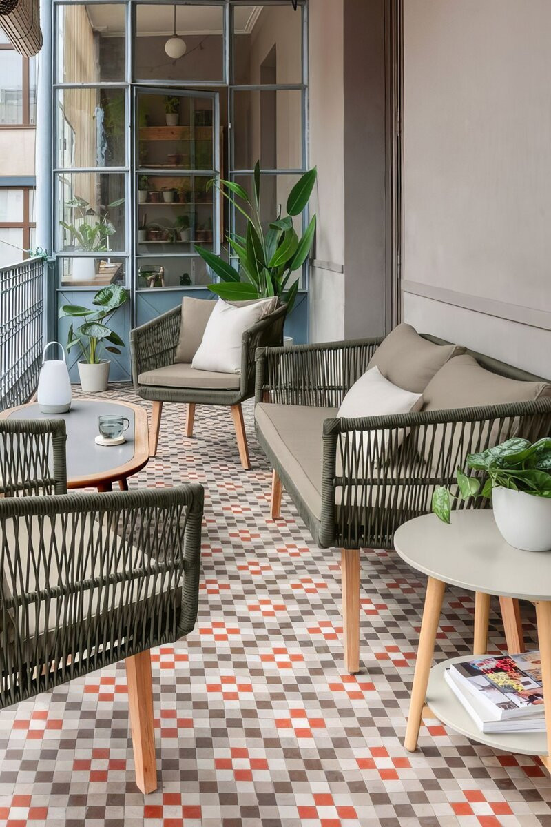 tiểu cảnh ban công chung cư đẹp