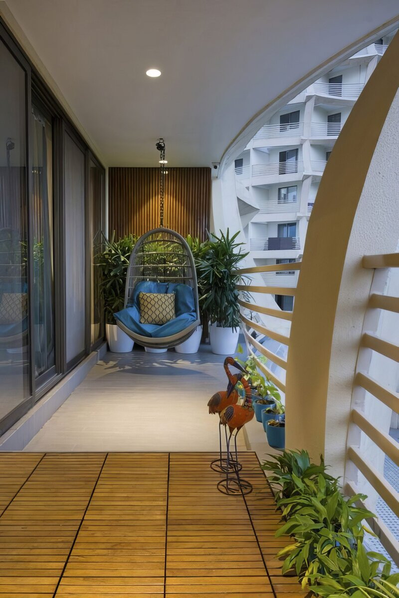 tiểu cảnh ban công chung cư