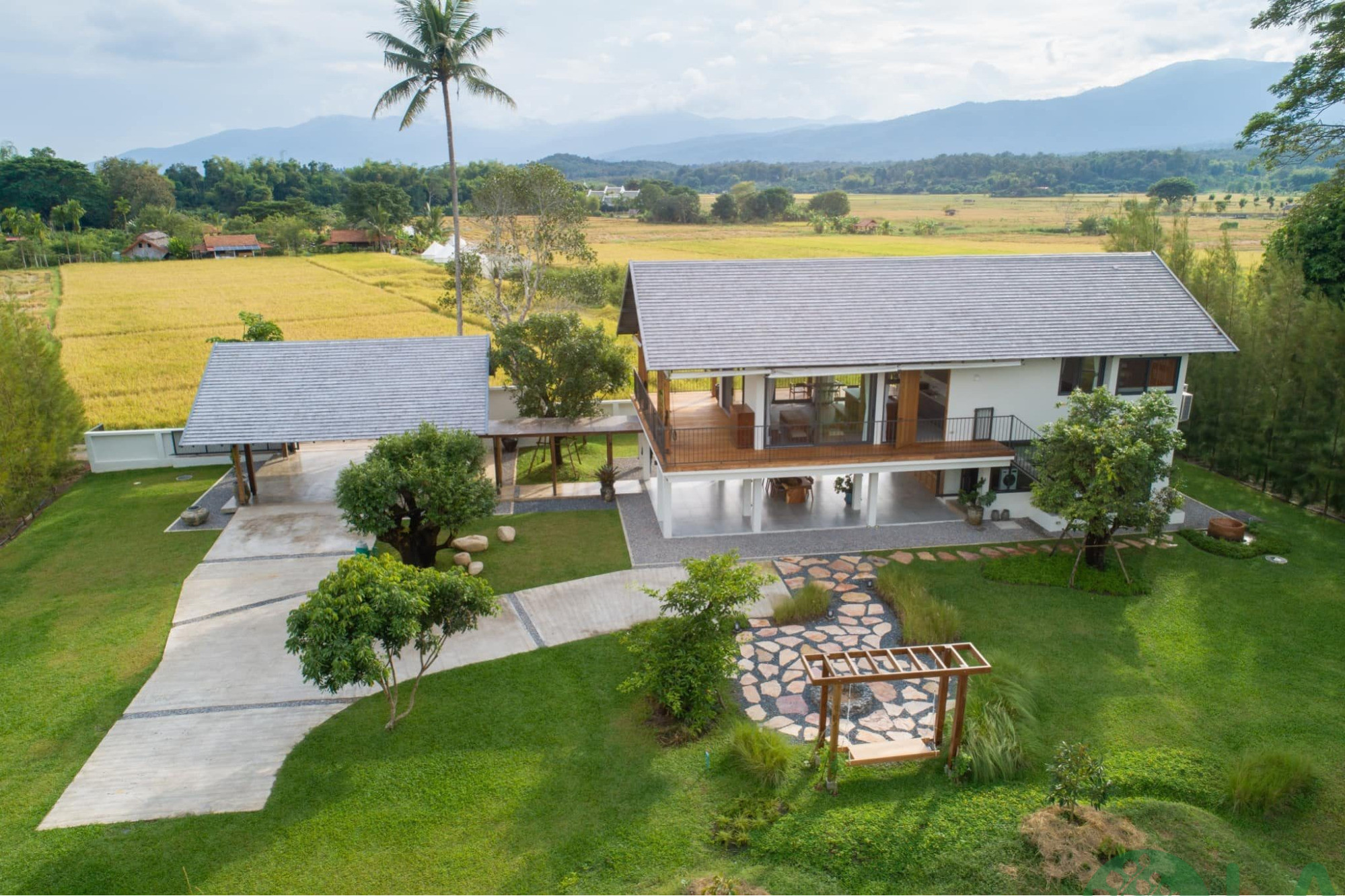 mẫu thiết kế nhà vườn nghỉ dưỡng