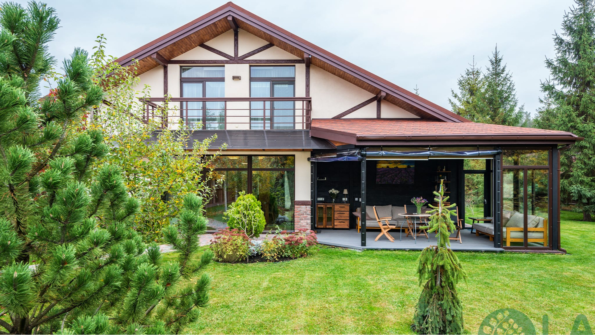 mẫu thiết kế nhà vườn nghỉ dưỡng