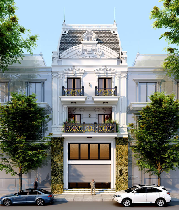 ngoại thất tân cổ điển là gì 