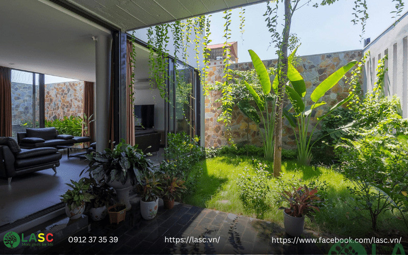 mẫu sân vườn nhà phố đẹp
