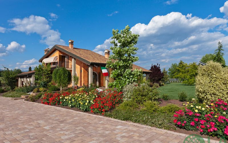 thiết kế vườn hoa trước nhà 