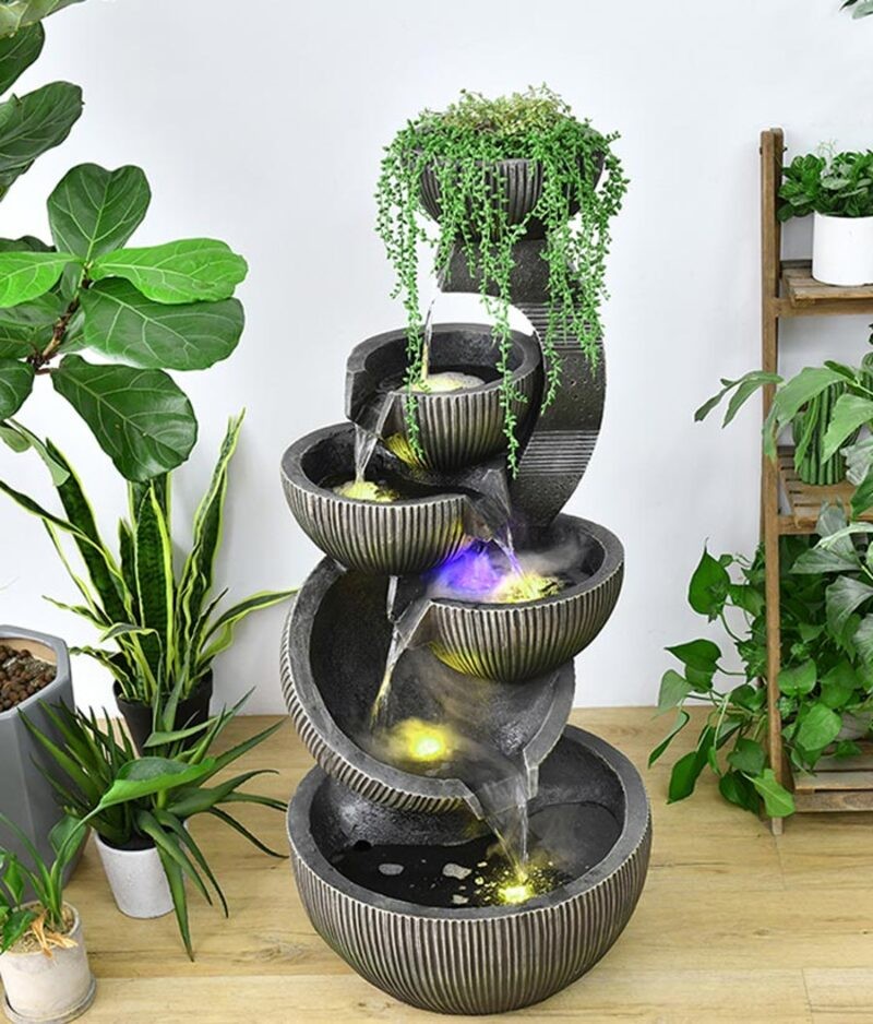 Tiểu cảnh hòn non bộ thác nước