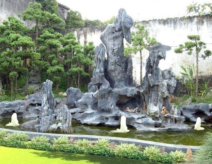 hòn non bộ sân vườn thiết kết hòn non bộ đẹp