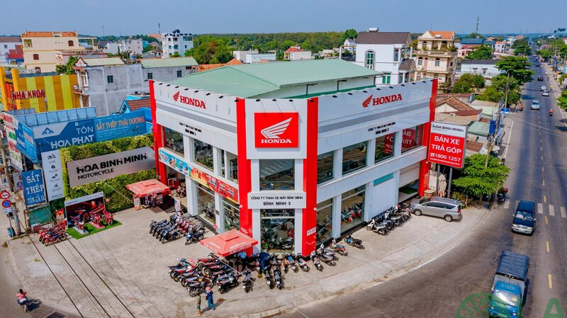 Thi công cảnh quan HONDA HÒA BÌNH MINH