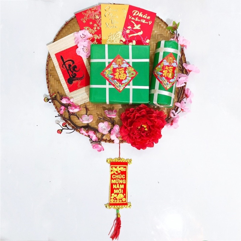 cách trang trí tiểu cảnh ngày Tết