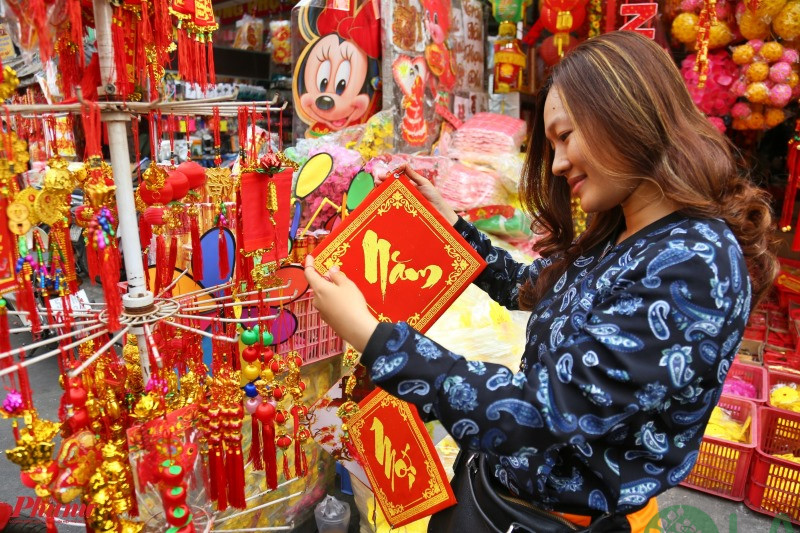 cách trang trí tiểu cảnh ngày tết 