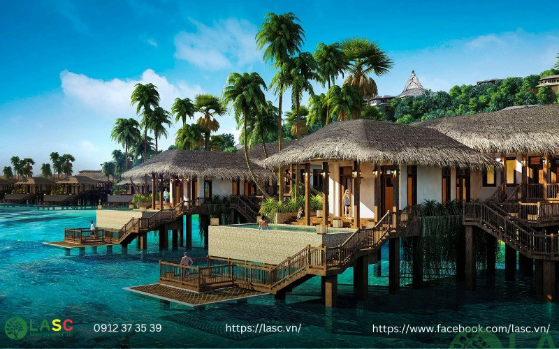 báo giá thiết kế cảnh quan resort 