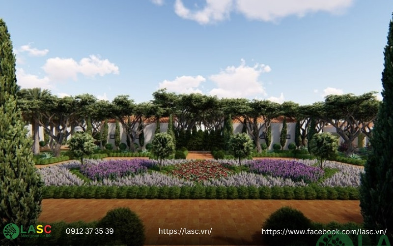 báo giá thiết kế cảnh quan resort 