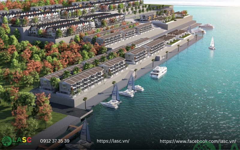 báo giá thiết kế cảnh quan resort 