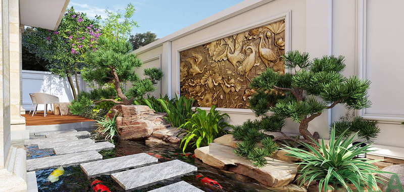 thiết kế sân vườn thiết kế sân vườn