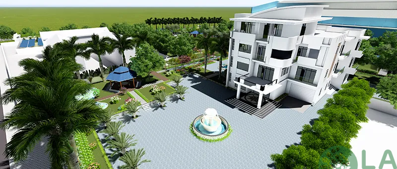 thiết kế sân vườn 2000m2 thiết kế sân vườn 2000m2