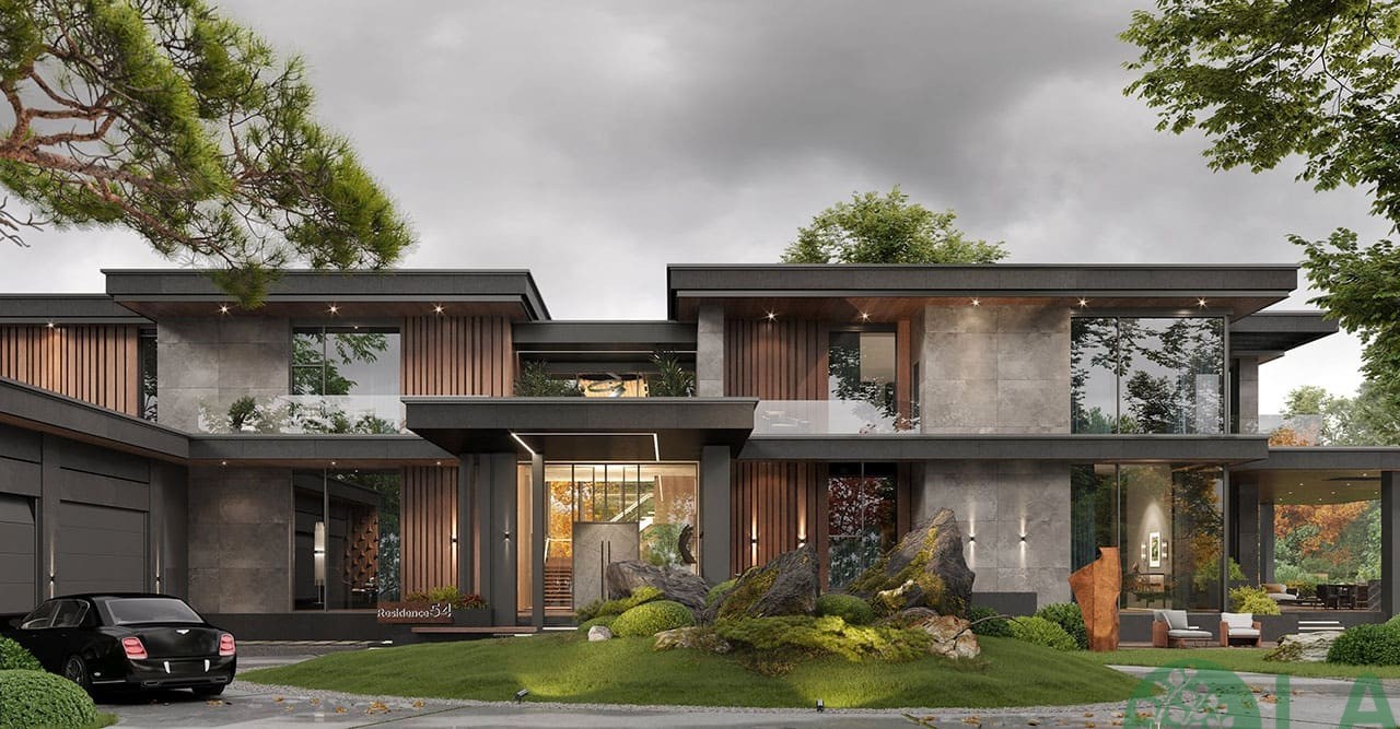 sân vườn biệt thự phong cách hiện đại sân vườn biệt thự phong cách hiện đại