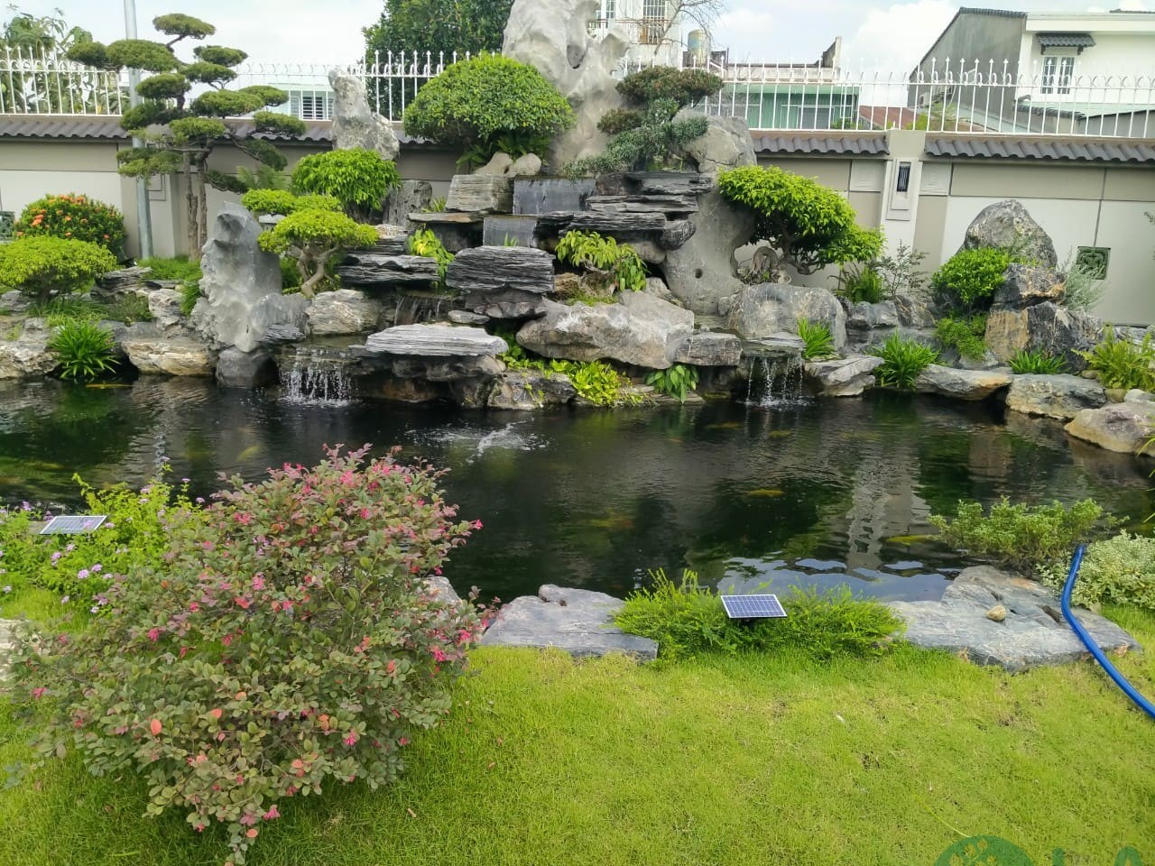 thiết kế sân vườn 100m2