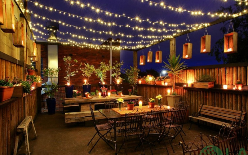 thi công tiểu cảnh sân thượng