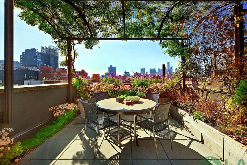 thi công cảnh quan sân thượng