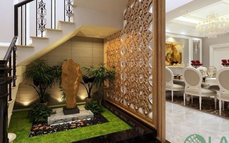 tiểu cảnh giếng trời nhà ống 