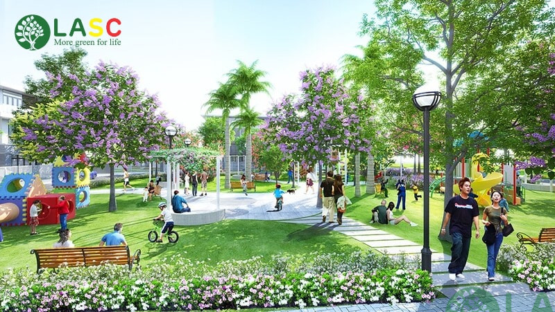 thiết kế cảnh quan khu đô thị