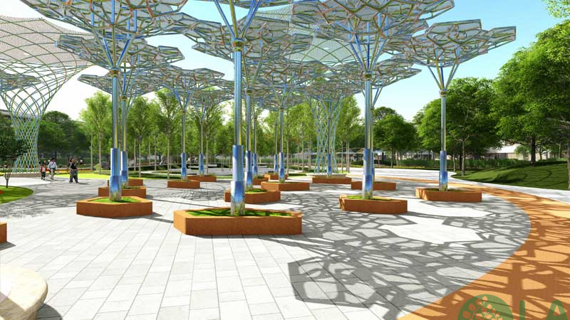 công viên biệt thự liền kề