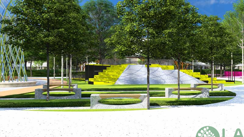 công viên biệt thự liền kề