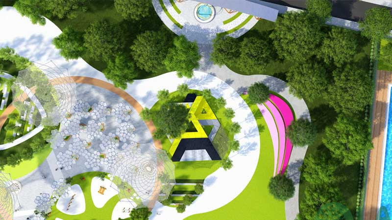 công viên biệt thự liền kề