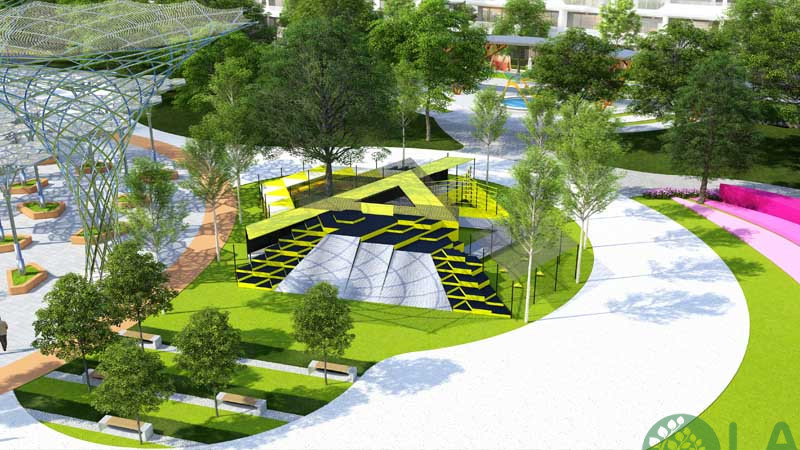 công viên biệt thự liền kề