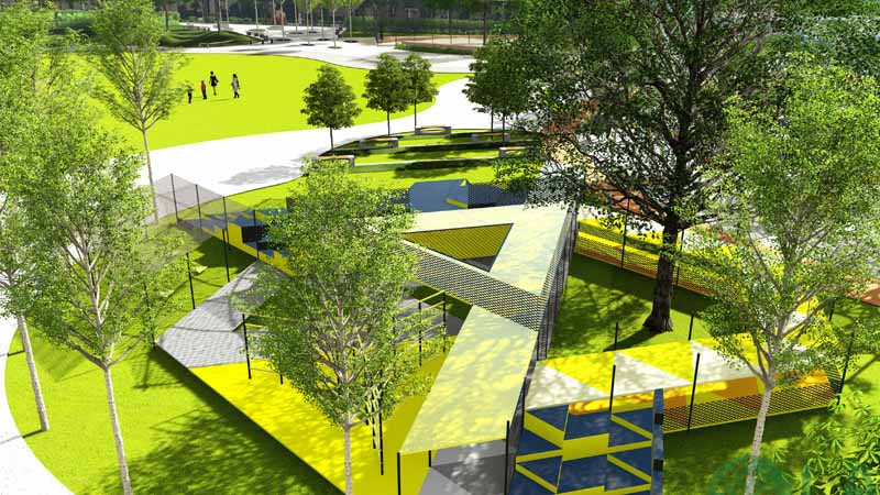 công viên biệt thự liền kề