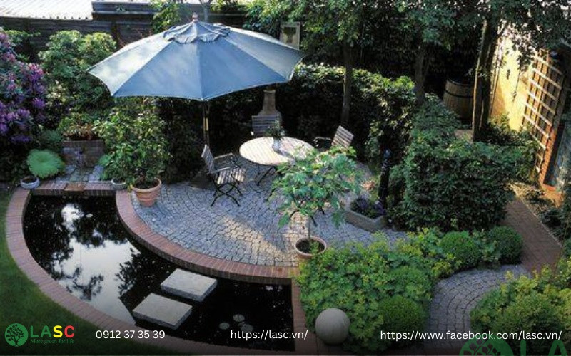 thiết kế thi công sân vườn 