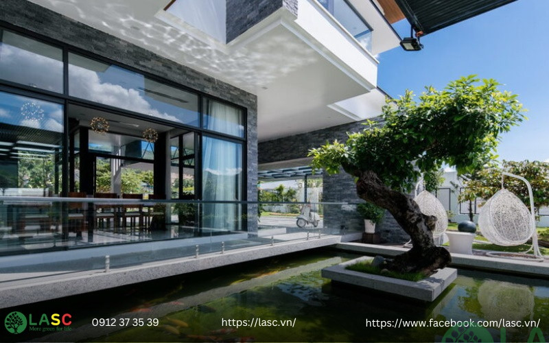 thi công sân vườn 