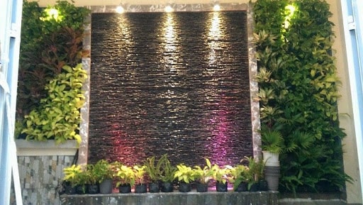 mẫu thác nước trên tường đẹp