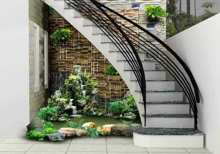 Cách làm thác nước trên tường