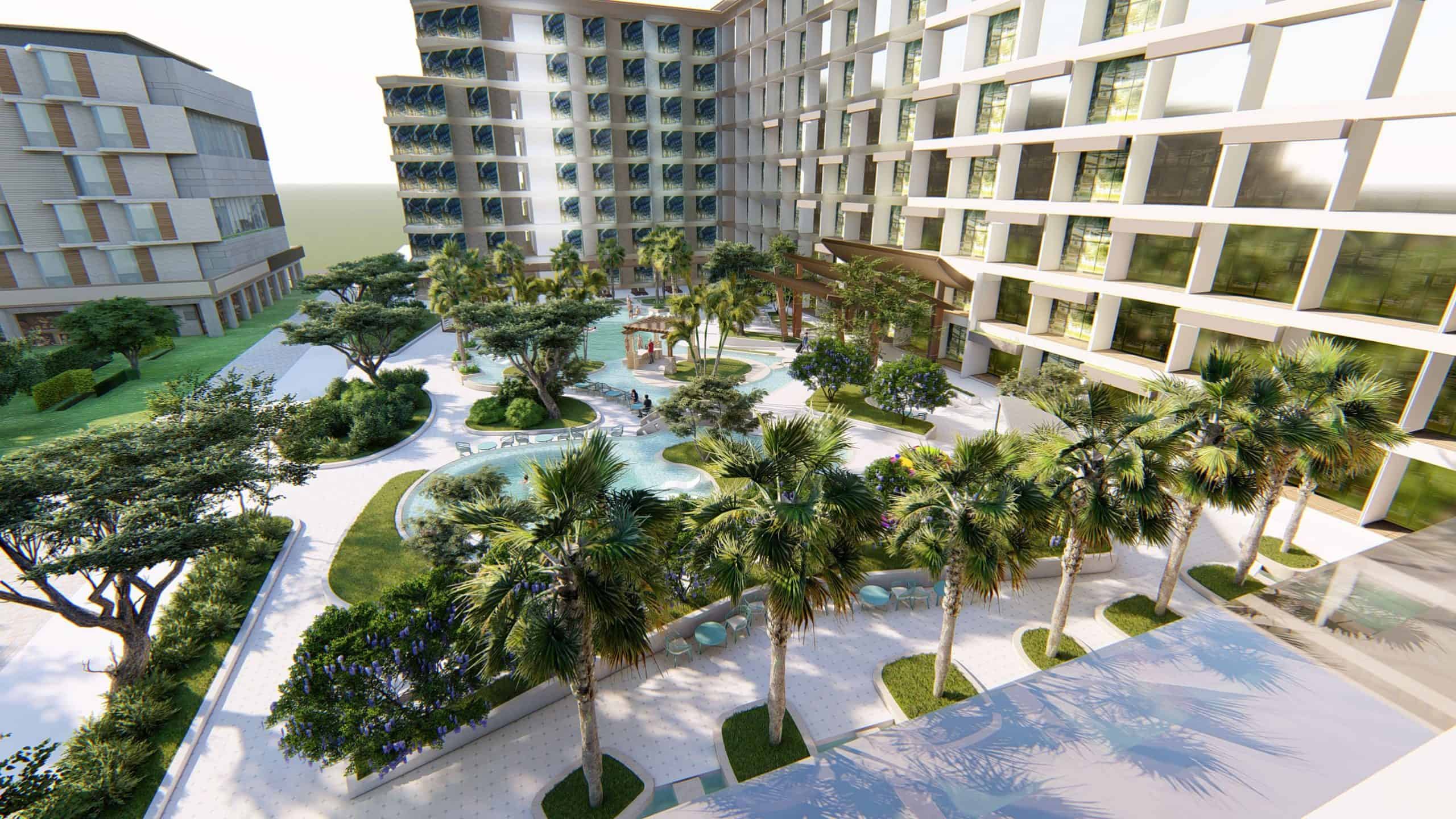 thiết kế cảnh quan khách sạn thiết kế cảnh quan khách sạn