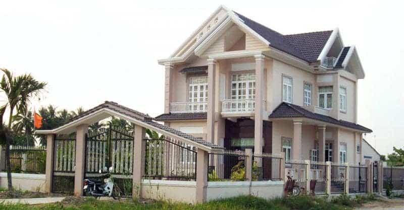 thiết kế ngoại thất của nhà mặt phố