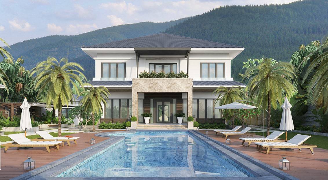 ngoại thất cho nhà mặt phố