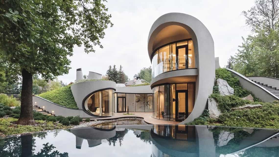 ngoại thất nhà phố đẹp mắt