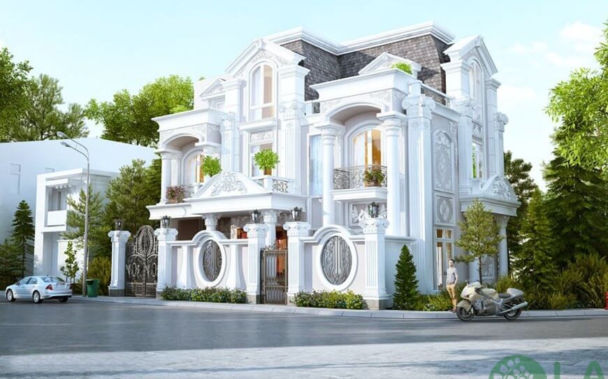 phối màu ngoại thất biệt thự phối màu ngoại thất biệt thự