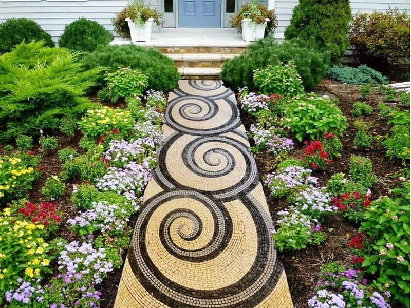 sân vườn châu Âu sang trọng