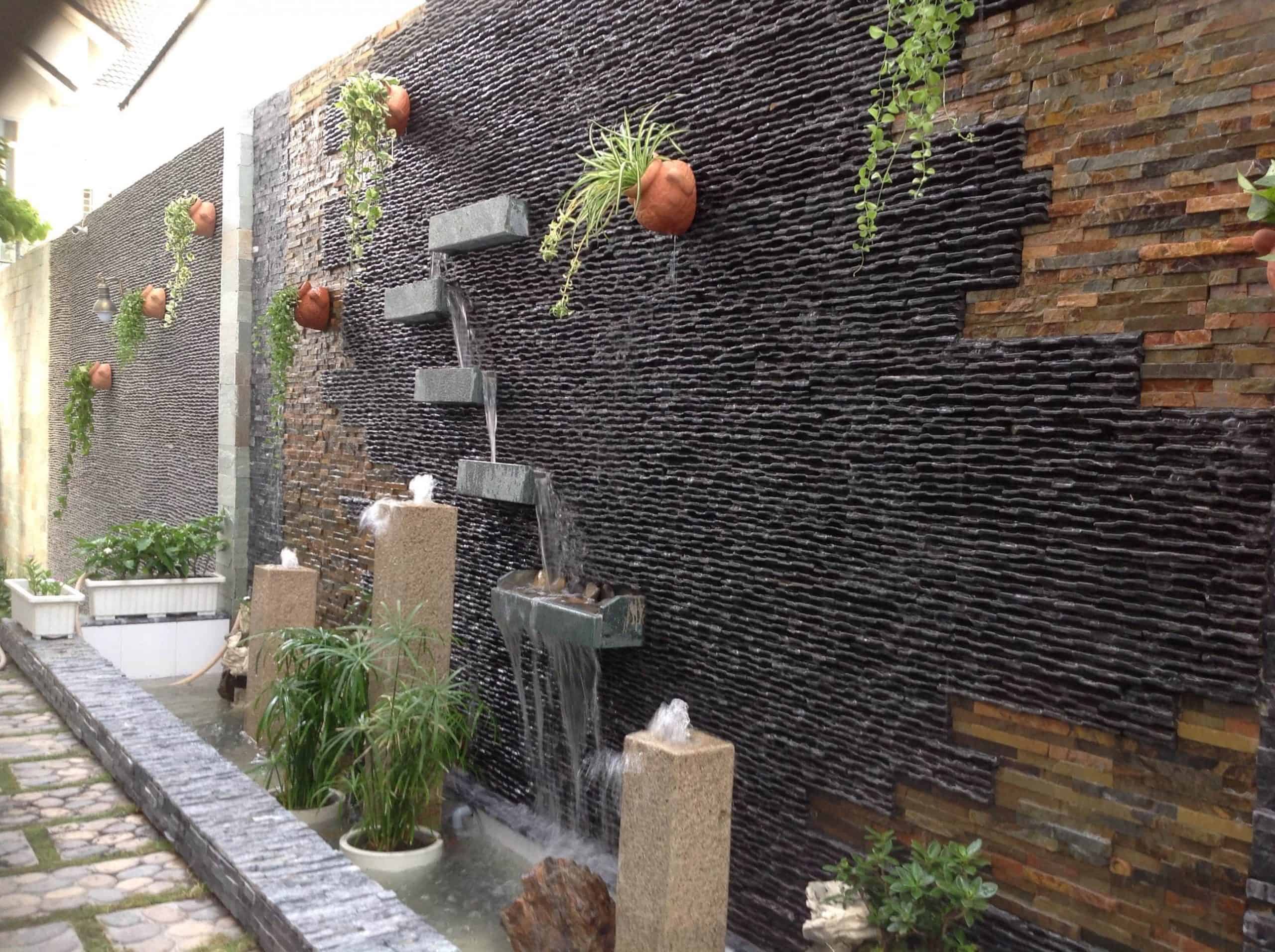 tiểu cảnh giếng trời nhà ống