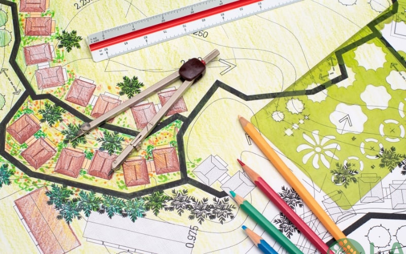 các phong cách thiết kế sân vườn