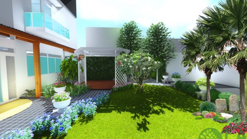 những phong cách thiết kế sân vườn