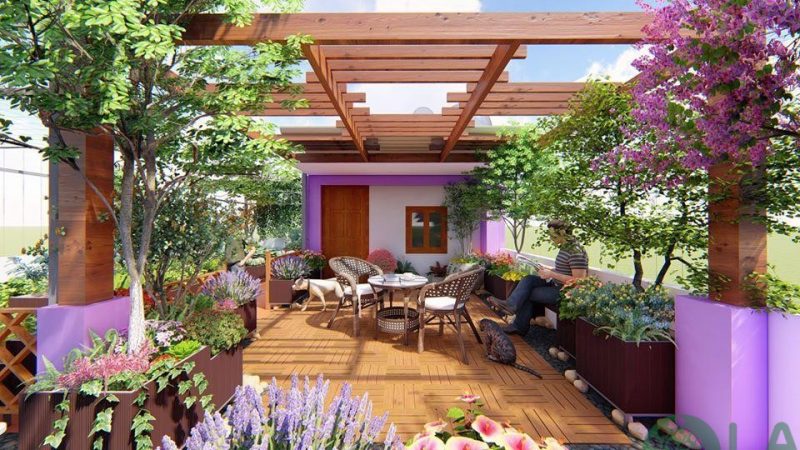 Các phong cách thiết kế sân vườn 