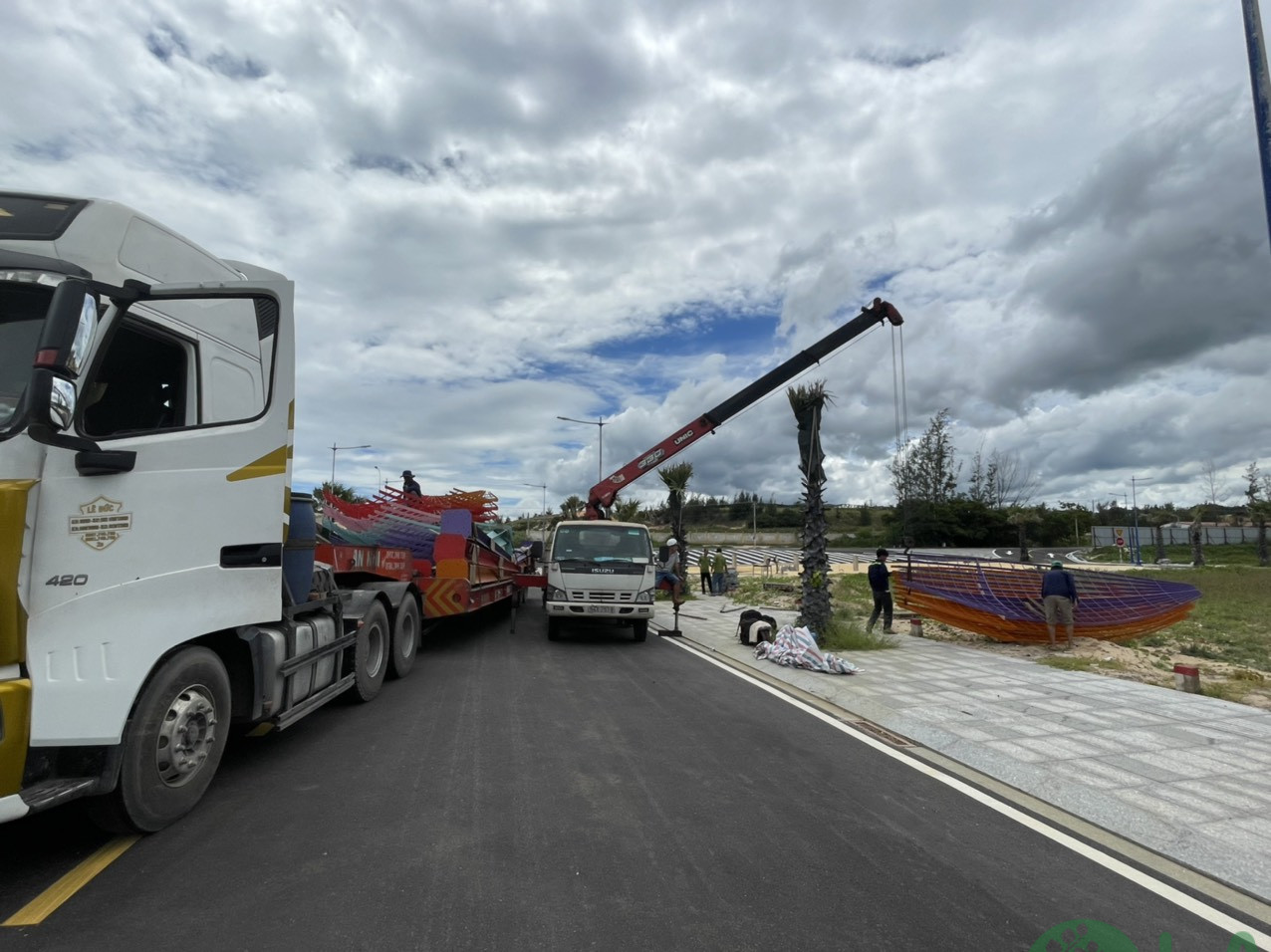 Lắp đặt biểu tượng cảnh quan 