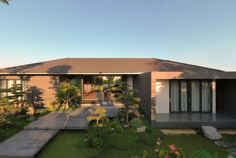 Thiết kế sân vườn 1000m2