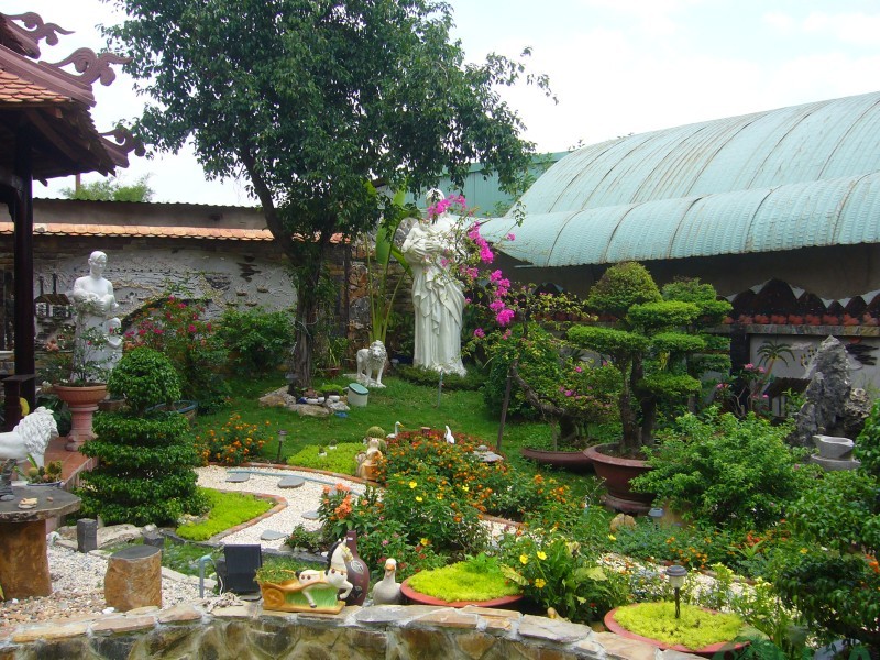 Thiết kế sân vườn 1000m2