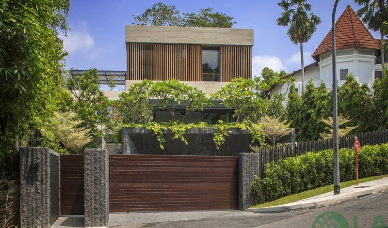 thiết kế hàng rào sân vườn