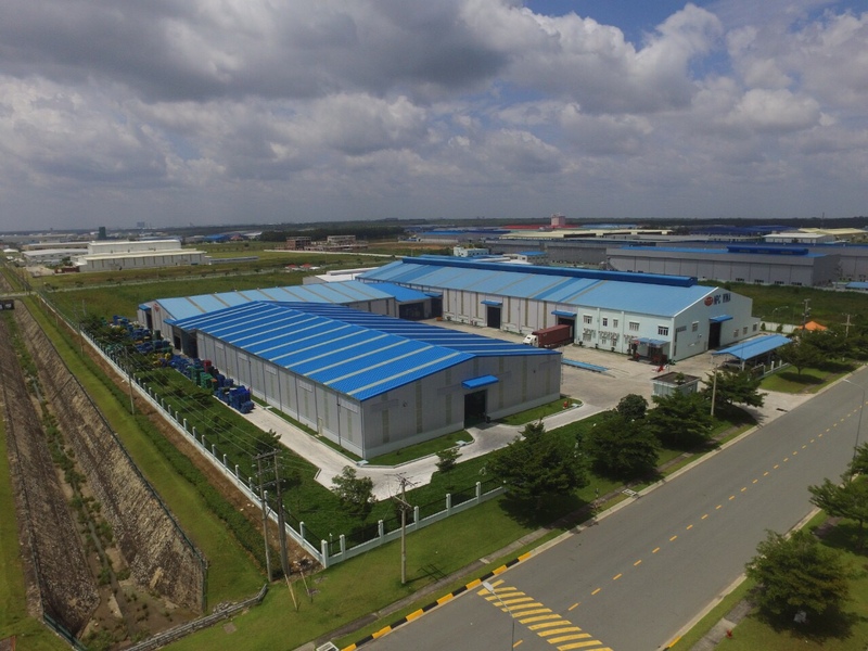 Thi công cảnh quan nhà xưởng