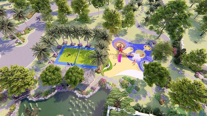 cảnh quan công viên